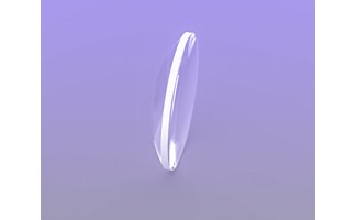 Dia12.7mm EFL75mm UV Fused Silica Plano Convex Lens Uncoated